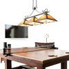 Tochic Billiard Table Light Amber Tiffany Style Dimmable-2