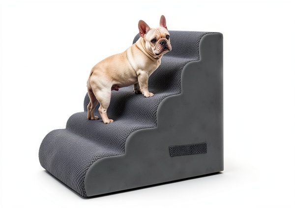 PAWSCRAT Dog Stairs Gentle Slope Sturdy Pet Steps-6