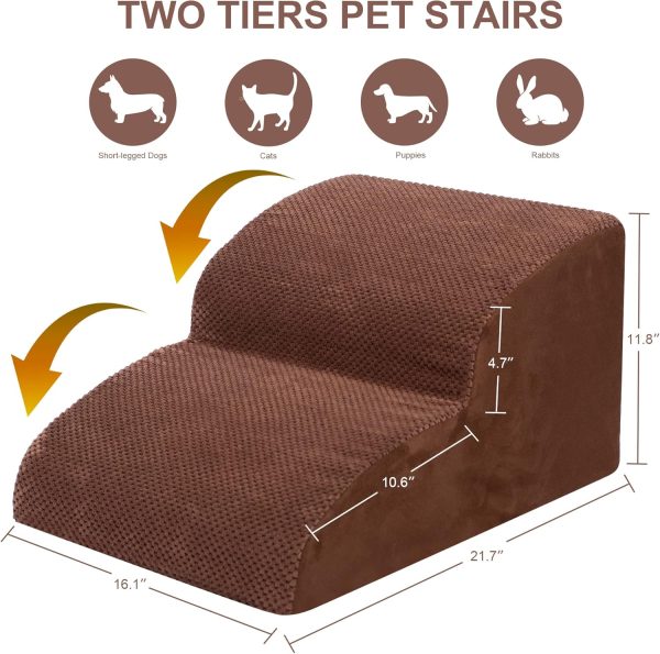 Heeyoo Dog Stairs High Density Foam Pet Steps-1