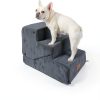 SIEMOUR Pet Stairs Foldable Foam Dog Steps Ramp-6
