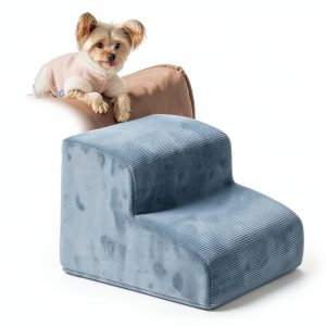 LEXTRO Dog Stairs Fleece Anti-Slip Ramp for Small Pets-0