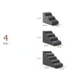 Aodisman Dog Stairs Soft Corduroy Anti-Slip Pet Steps-2