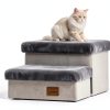 COZY KISS Dog Stairs with Storage Foldable Pet Steps-6