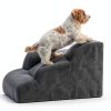 Mesa Lemon Dog Stairs High Density Foam Pet Steps-1