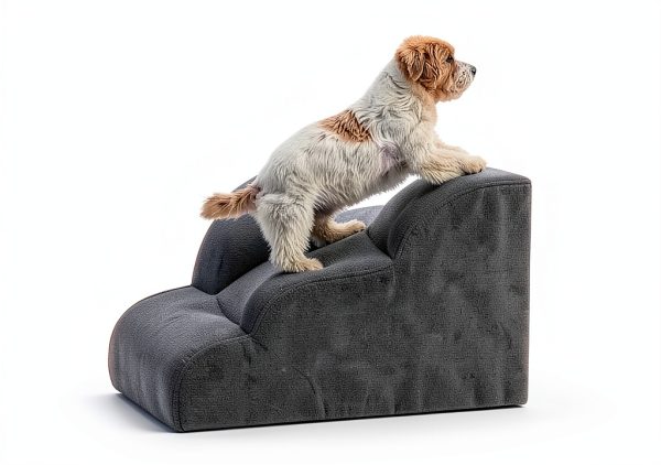 Mesa Lemon Dog Stairs High Density Foam Pet Steps-1