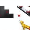 MEJYJEM Dog Stairs High Density Foam Ramp Pet Steps-2
