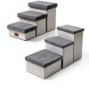 COZY KISS Dog Stairs with Storage Foldable Pet Steps-7