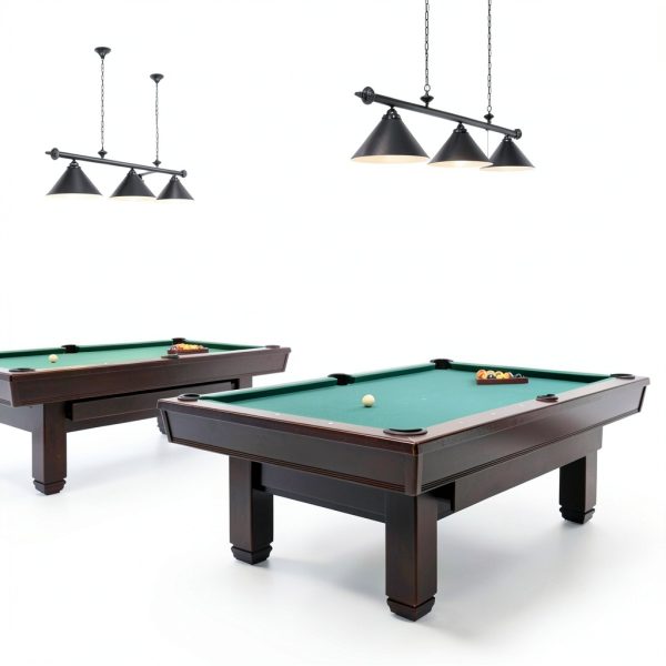 Mirrea Home Pool Table Pendant Light Black 3-Light 4-Light-5