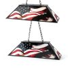 Obihivlo Pool Table Light 4-Light Acrylic American Flag-2
