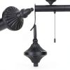 Mirrea Home Pool Table Pendant Light Black 3-Light 4-Light-6