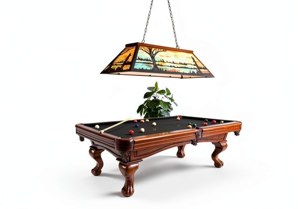 Tochic Farmhouse Pool Table Lamp Black Billiard Lighting-2