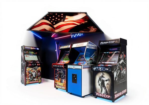 Obihivlo Pool Table Light 4-Light Acrylic American Flag-6