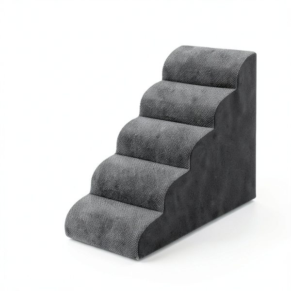MEJYJEM Dog Stairs High Density Foam Steps Pet Supplies-1