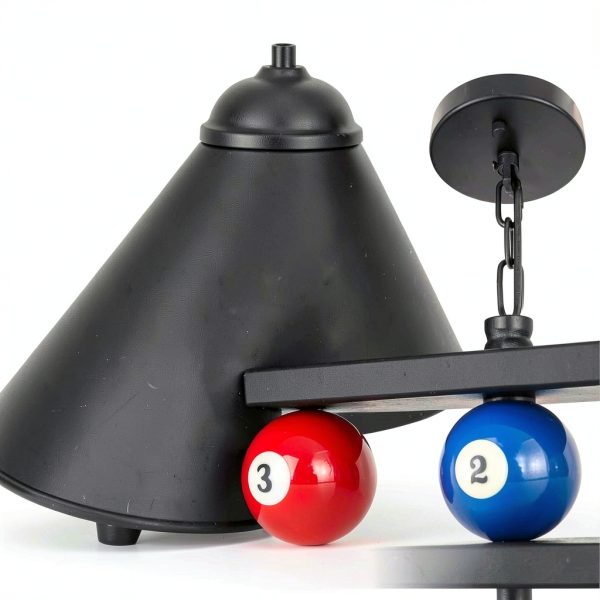 LuoliiTa Antler Pool Table Light Metal Design Home Billiards-5