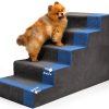 Niubya Dog Stairs Non Slip Steps for Small Medium Dogs-0