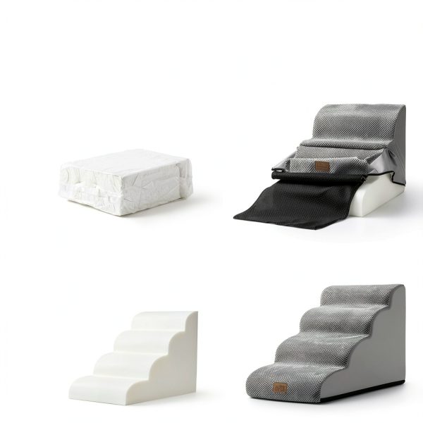 COZY KISS Dog Stairs High Density Sponge Leakproof Design-4