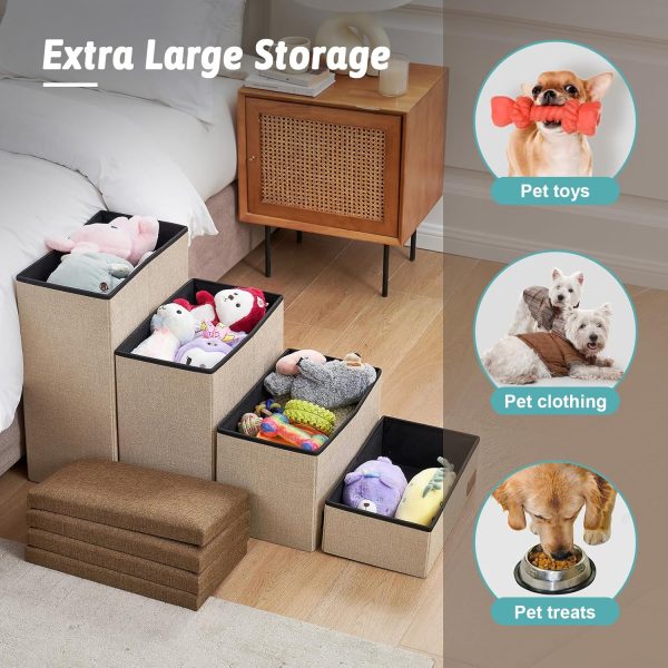 COZY KISS Dog Stairs Storage Steps Joint Support-8