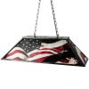 Obihivlo Pool Table Light 4-Light Acrylic American Flag-4