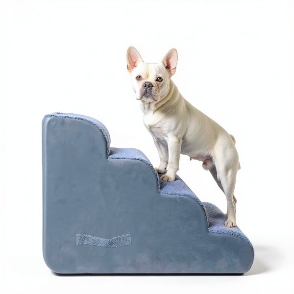 PAWSCRAT Dog Stairs Gentle Slope Sturdy Pet Steps-8