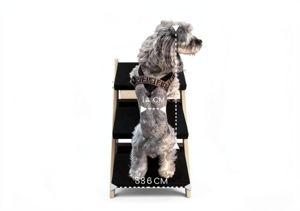 MEWANG Pet Stairs Adjustable 3 in 1 Ramp for Small Dogs-7