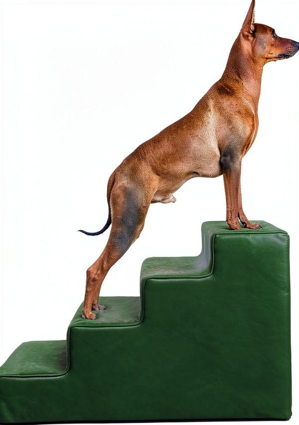 Noah Paw Dog Stairs Leather Steps for Small Large Pets-0