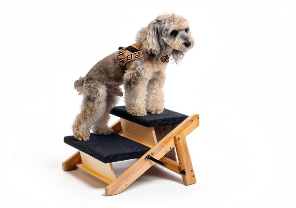 MEWANG Pet Stairs Adjustable 3 in 1 Ramp for Small Dogs-5