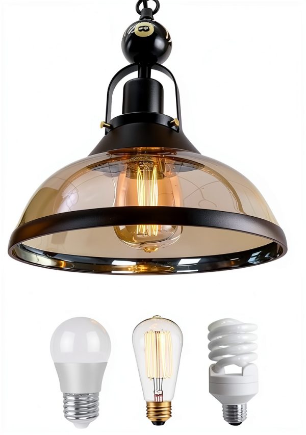 Bizslink Billiard Ball Light Farmhouse Style Metal-1