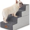 Apollo Pet Stairs Fleece Steps for Small Elderly Dogs-0