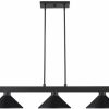 Z-Lite 3 Light Billiard Light Modern Black Pendant-0