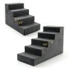 Niubya Dog Stairs Non Slip Steps for Small Medium Dogs-1