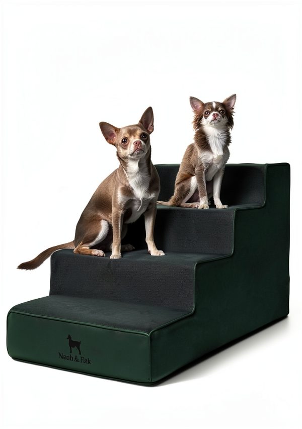 Noah Paw Dog Stairs Leather Steps for Small Large Pets-4
