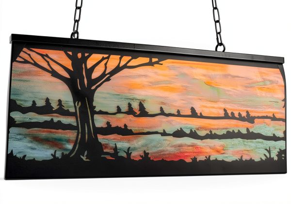 Tochic Farmhouse Pool Table Lamp Black Billiard Lighting-7