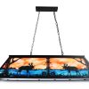 Wellmet Farmhouse Chandelier Billiard Table Lighting Deer-3