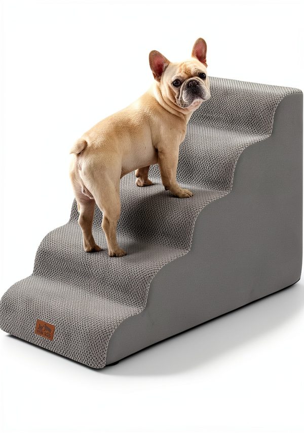 COZY KISS Dog Stairs High Density Sponge Leakproof Design-0