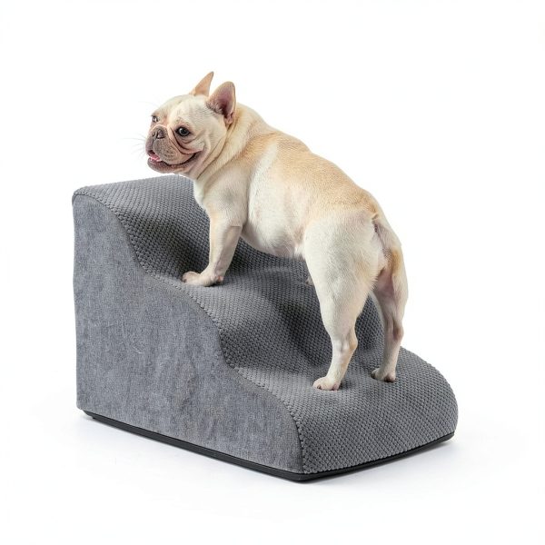 Aodisman Dog Stairs Soft Corduroy Anti-Slip Pet Steps-5