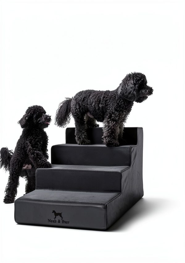 Noah Paw Dog Stairs Leather Steps for Small Large Pets-2
