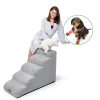 COZY KISS Dog Stairs High Density Sponge Leakproof Design-2