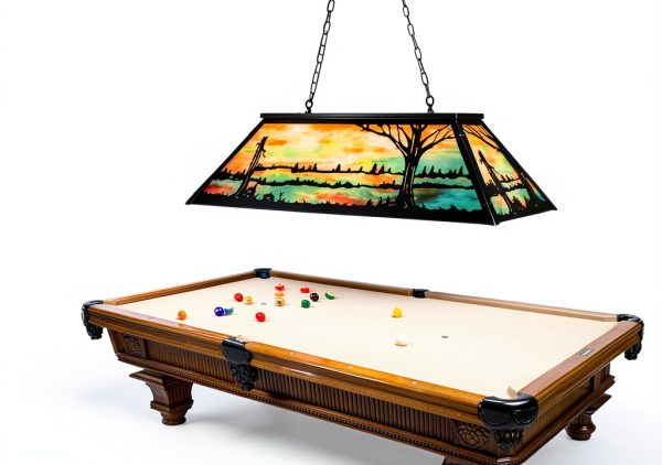 Tochic Farmhouse Pool Table Lamp Black Billiard Lighting-1