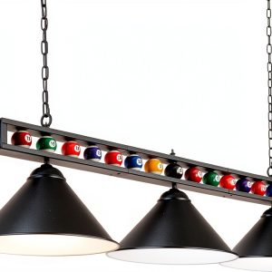 LuoliiTa Antler Pool Table Light Metal Design Home Billiards-0