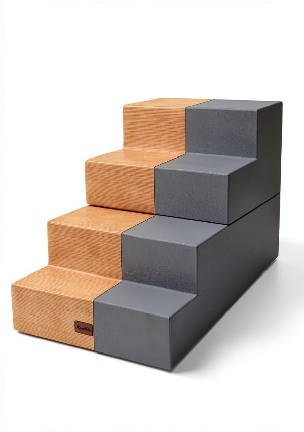 Made4Pets Foam Dog Stairs High-Density Pet Steps for Small-4