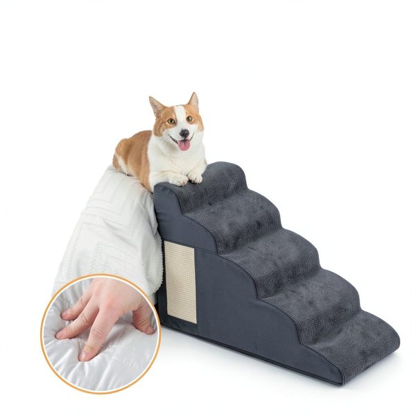 Ahpmeoa Pet Stairs Multi Functional Dog Steps Cat Ramp-7