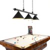 Mirrea Home Pool Table Pendant Light Black 3-Light 4-Light-2