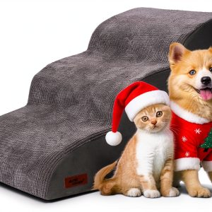 Aodisman Pet Stairs Stable Non-Slip Dog Steps for Small-0