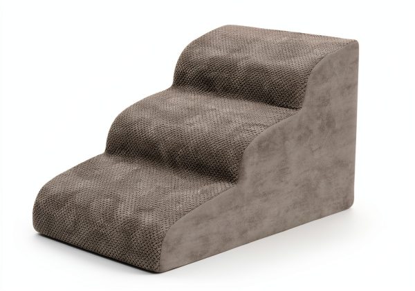 Niubya Dog Stairs Fleece Anti Slip Steps Pet Ramp-1