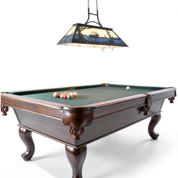 Wellmet Bear Chandelier Billiard Table Lighting Rustic-7