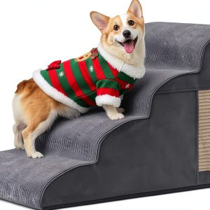 Ahpmeoa Pet Stairs Multi Functional Dog Steps Cat Ramp-0