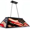 Obihivlo Pool Table Light 4-Light Acrylic American Flag-3