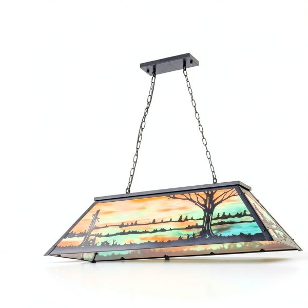 Tochic Farmhouse Pool Table Lamp Black Billiard Lighting-5