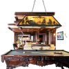 Tochic Rustic Billiard Light Farmhouse Bear Design Game Room-4