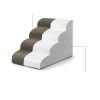 PAWSCRAT Dog Stairs Gentle Slope Sturdy Pet Steps-4